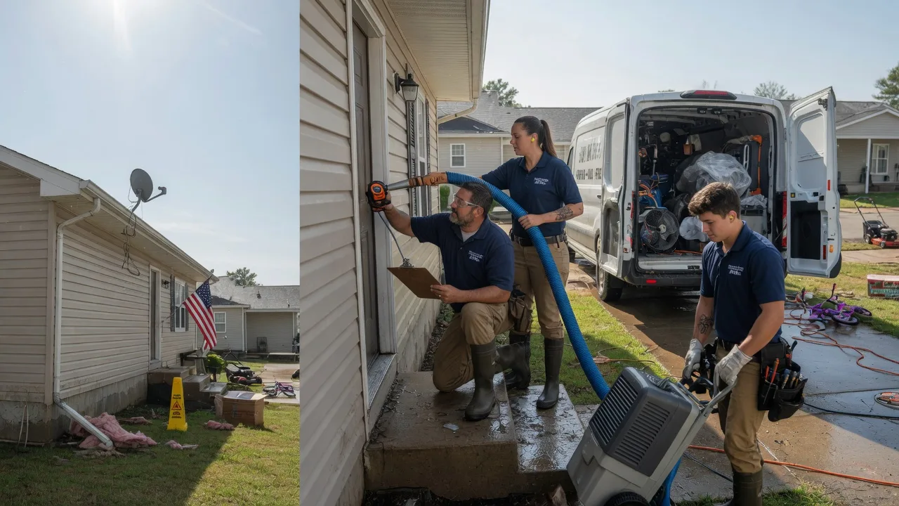 Ceiling Water Damage Restoration in Lyndon, IL near me